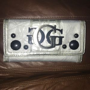 Silver Guess Wallet